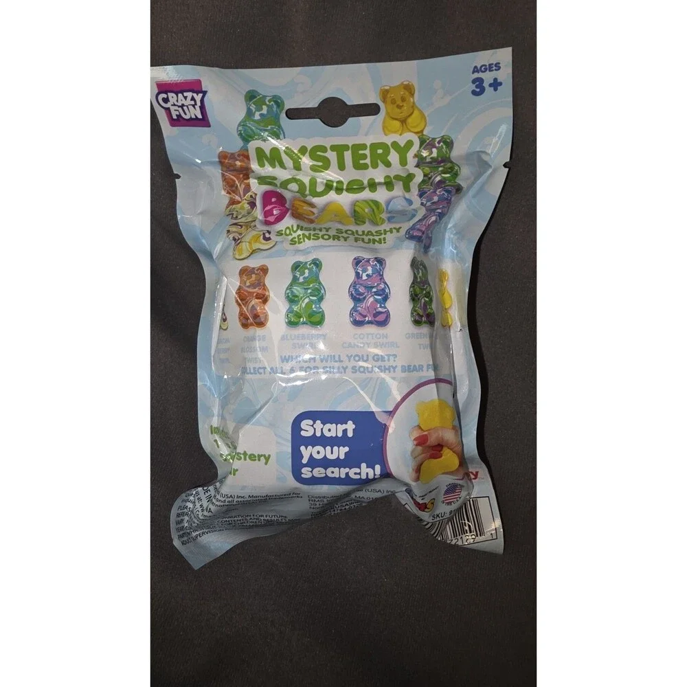 MYSTERY SQUISHY BEARS VIRAL TIKTOK NEW BEAR SENSORY FUN SERIES 3 FACTORY SEALED